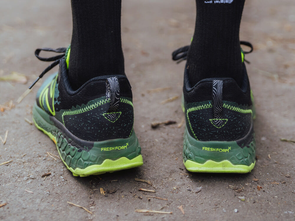 Aufbau des New Balance Fresh Foam X Hierro die stark dämpfende Fresh Foam X Zwischensohle V7