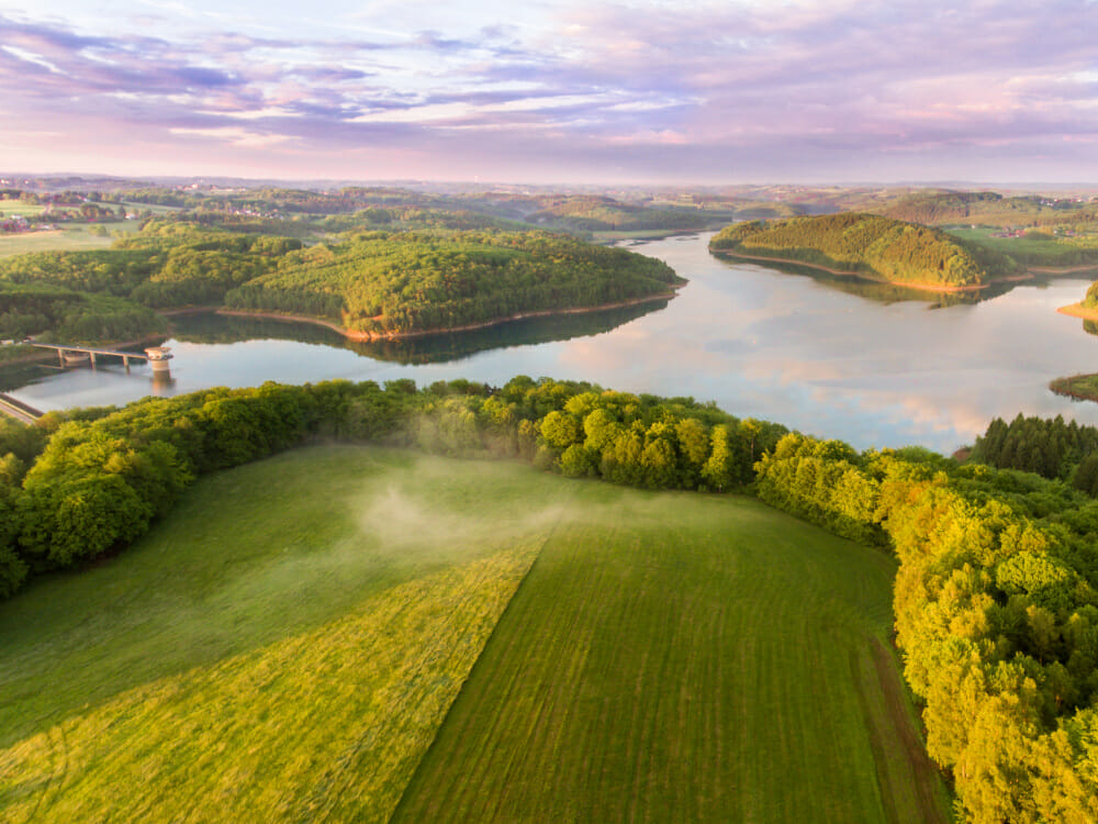Der Ausblick über die Dhünntalsperre ist etwas ganz besonderes.