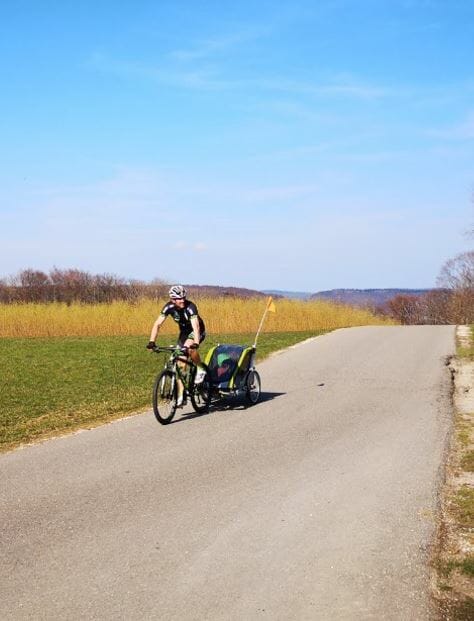 Fahradfahren mit Kindern