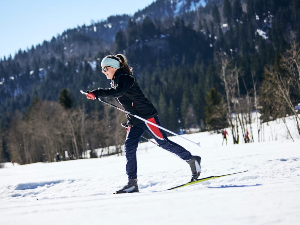 Arme und Beine machen bei der Diagonaltechnik gegenläufige Bewegungen.
Foto: Linghem Jr.