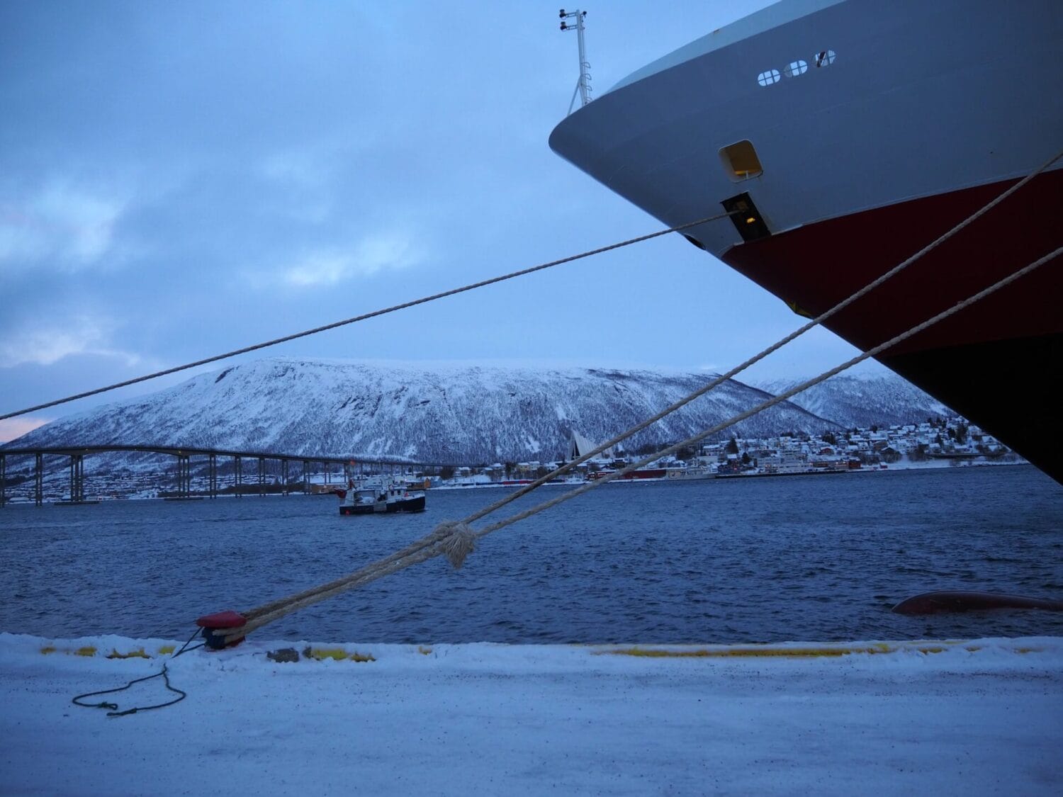Die Stadt Tromso in Norwegen