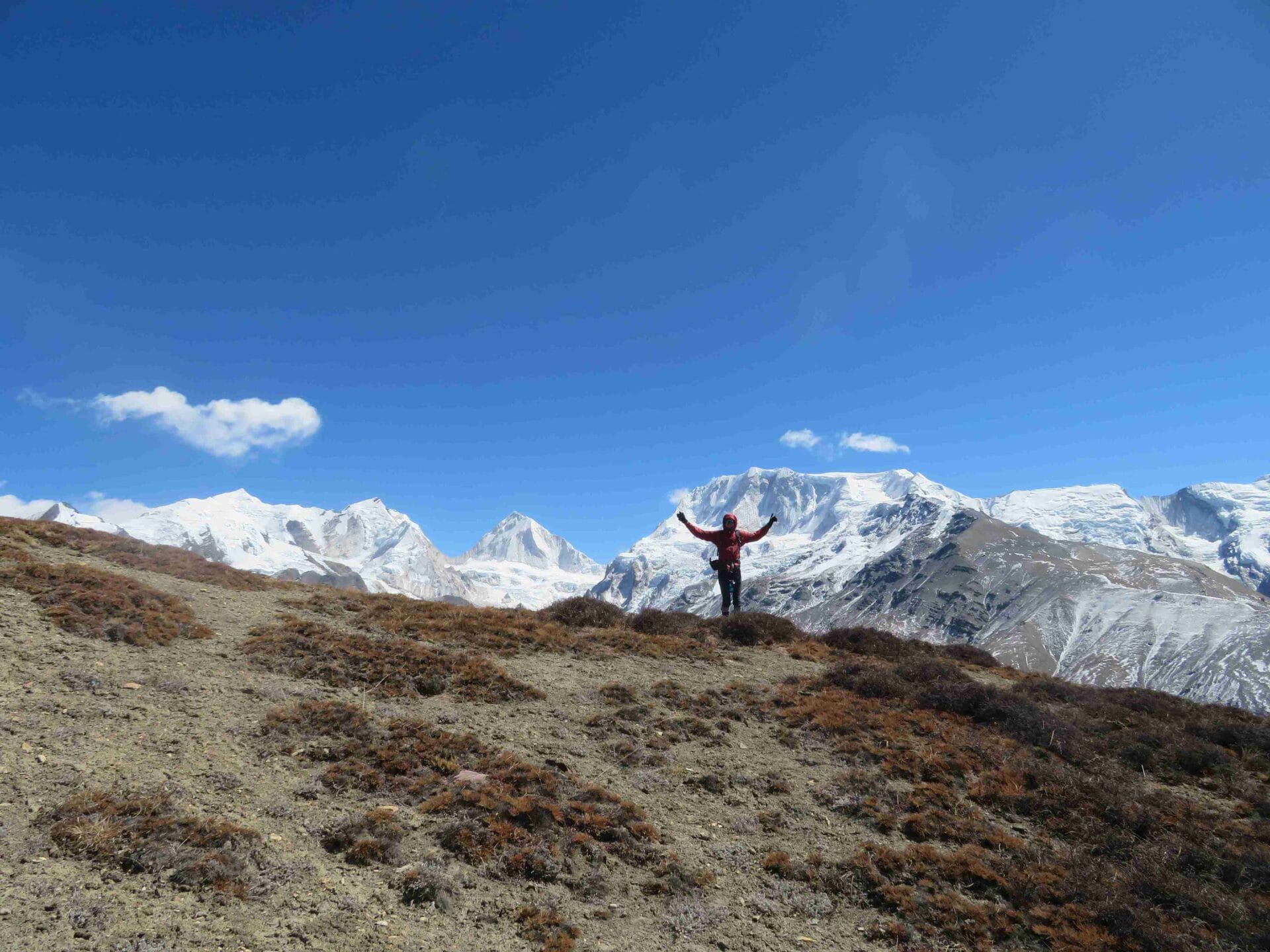 Traumhafter Ausblick auf die Natur der Himlung-Region in Nepal
