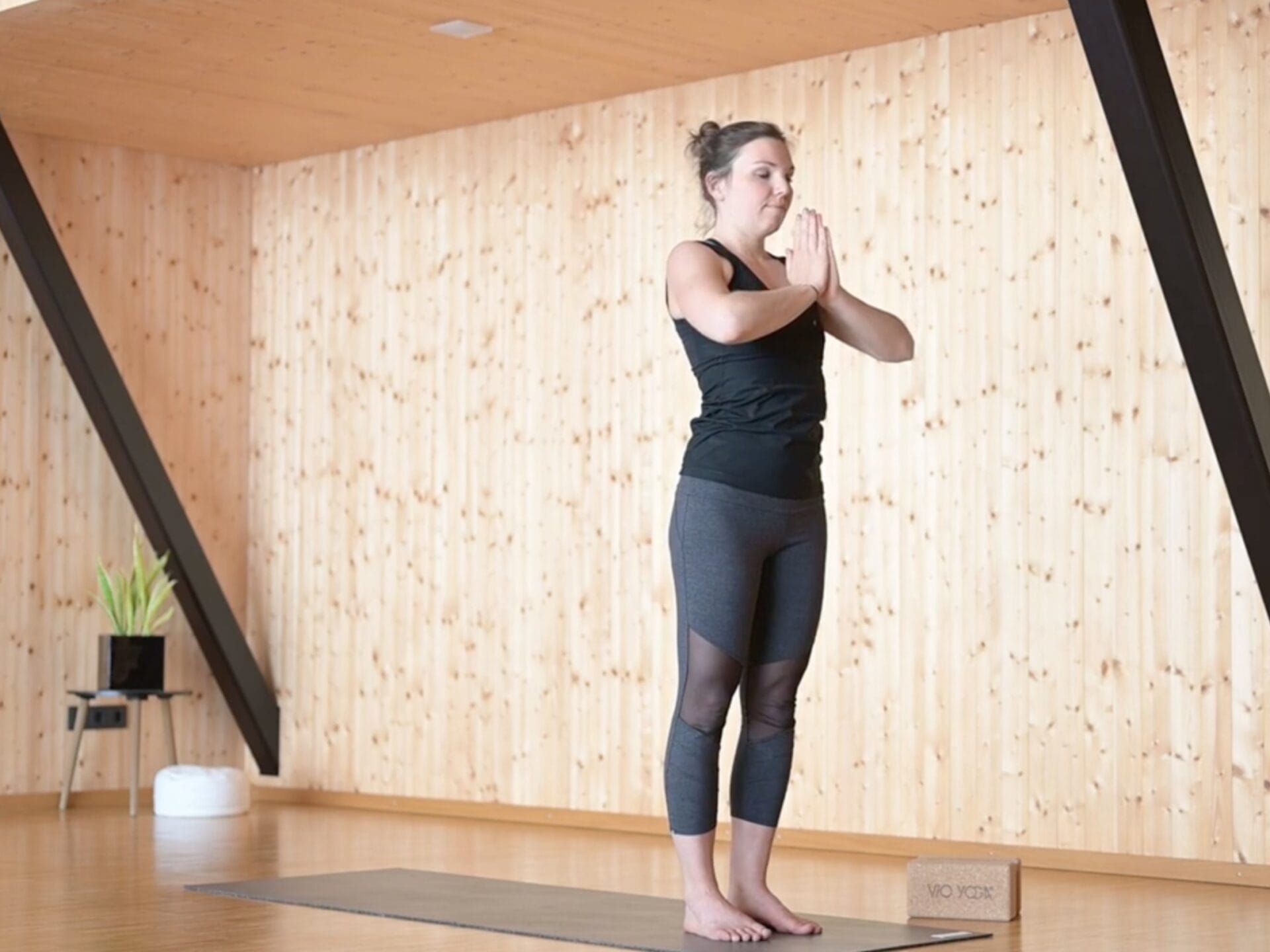 Yoga-Pose Berghaltung