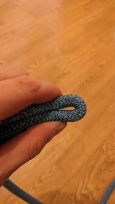 Knicktest nach 6 Monaten Bild 1 von Anna zu Edelrid - Boa 9,8 mm - Einfachseil