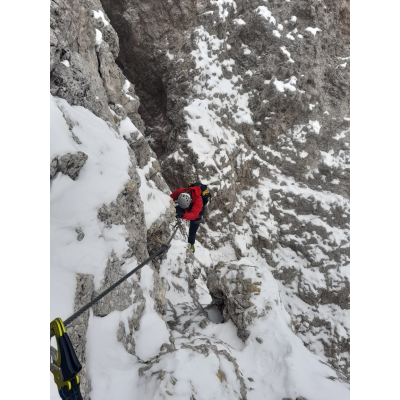 Aufstieg zum Sas Rigais Bild 2 von Markus zu Petzl - Meteor Helmet - Kletterhelm